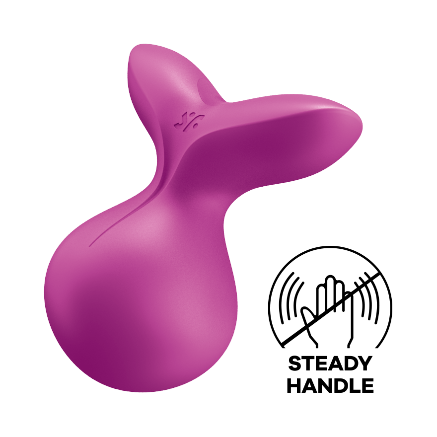 Satisfyer Viva La Vulva 3 Waterproof Silicone Lay-On Vibrator with 12 Vibration Modes Secondary image