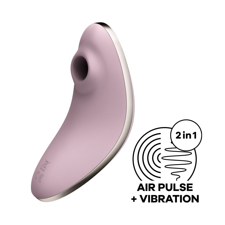 Satisfyer Vulva Lover 1 Compact Clitoral Stimulator – Violet Silicone Rechargeable Vibrator > Sex Toys For Ladies > Air Pulsation