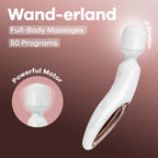 Satisfyer Wand-erland Rose Gold – USB Rechargeable Massage Wand > Sex Toys > Massage Wands