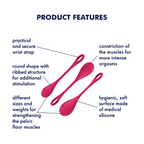 Satisfyer Yoni Power 1 – Pelvic Floor Training Ben Wa Balls Vibrator > Sex Toys For Ladies > Kegel Exercise