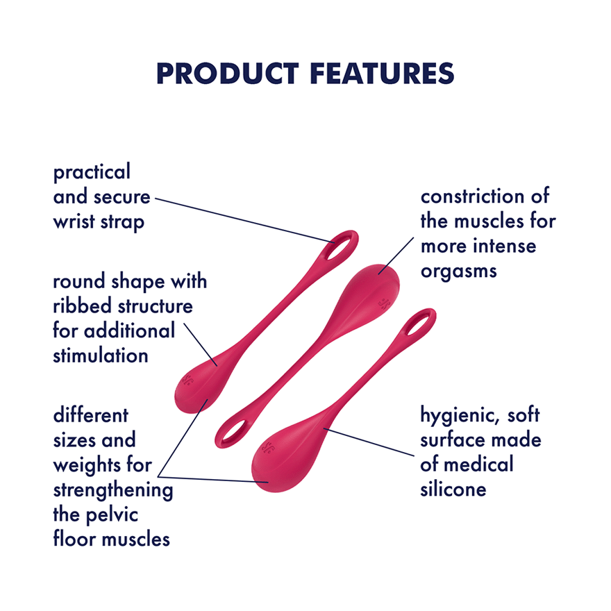 Satisfyer Yoni Power 1 – Pelvic Floor Training Ben Wa Balls Vibrator > Sex Toys For Ladies > Kegel Exercise