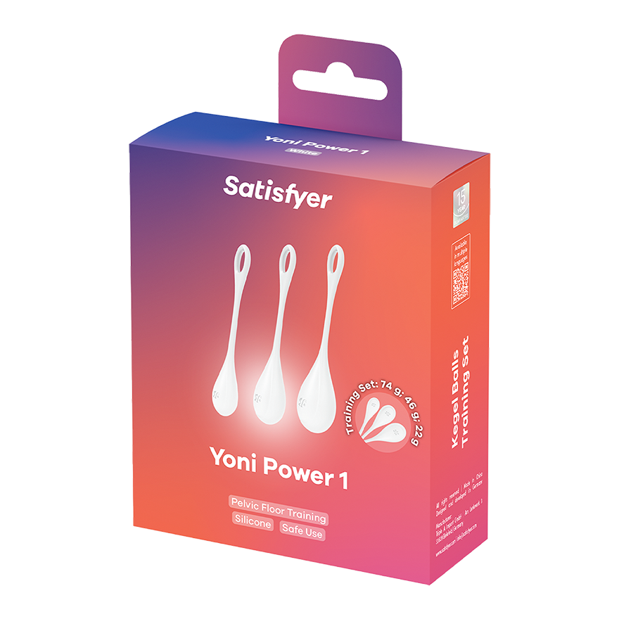 Satisfyer Yoni Power 1 Pelvic Floor Trainer with Ben Wa Balls – Pelvic Floor Exerciser > Sex Toys For Ladies > Kegel Exercise