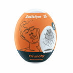 Satisfyer Masturbator Egg Crunchy – Textured Portable Masturbator Egg > Sex Toys For Men > Masturbators Cup