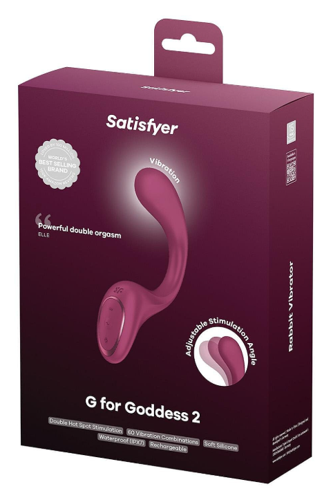 Satisfyer G For Goddess 2 Rechargeable Silicone G-Spot Vibrator > Sex Toys For Ladies > G-Spot Vibrators