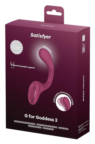 Satisfyer G For Goddess 2 Rechargeable Silicone G-Spot Vibrator Default Title > Sex Toys For Ladies > G-Spot Vibrators