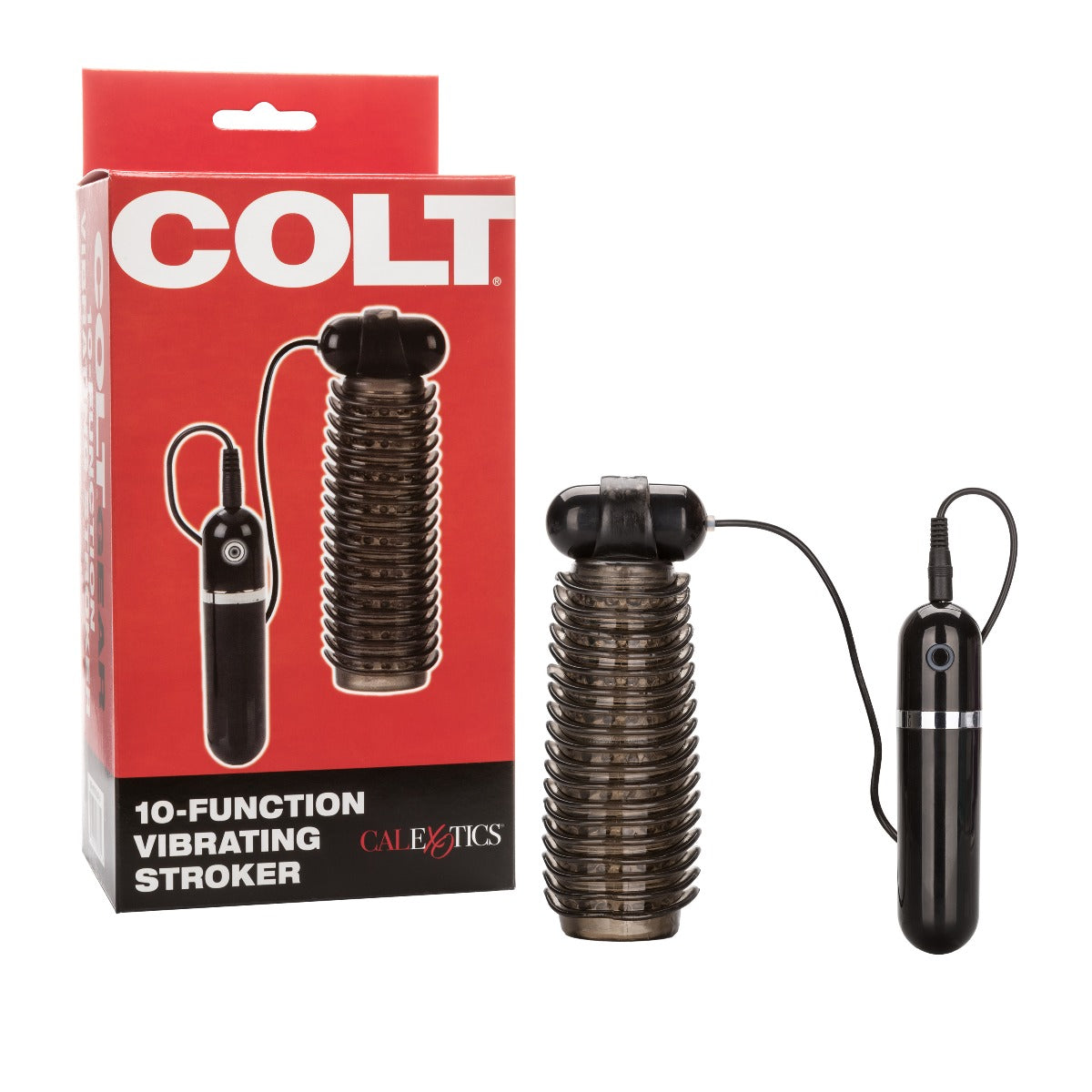 Colt Adonis Vibrating Stroker – 10 Function Reversible Vibrating Stroker Black > Sex Toys For Men > Masturbators > Vibrating