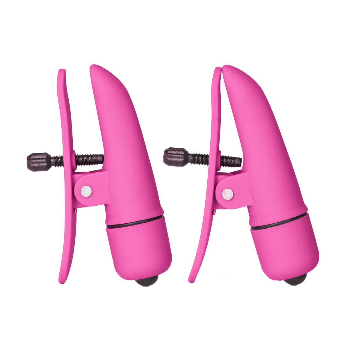 Nipplettes Vibrating Adjustable Nipple Clamps – Rechargeable Intense Sensation Adult Toy > Sex Toys > Nipple Clamps