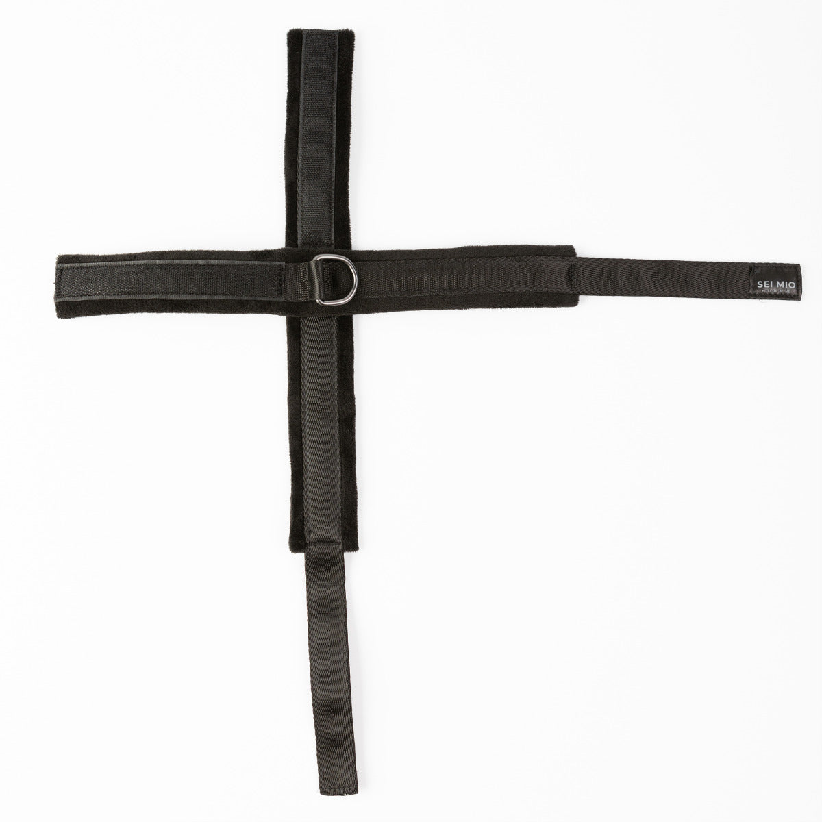 Sei Mio Cross Purposes Over-Wrap Velvet Soft Cross Cuff Restraints Restraint Set > Bondage Gear > Restraints