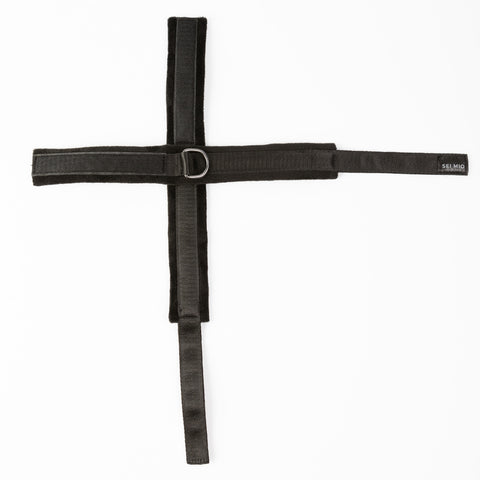 Sei Mio Cross Purposes Over-Wrap Velvet Soft Cross Cuff Restraints Restraint Set > Bondage Gear > Restraints