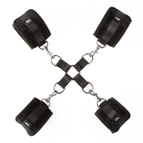 Sei Mio Hog Tied and Satisfied – Velvet Soft Detachable Hog Tie and Cuff Set > Bondage Gear > Restraints
