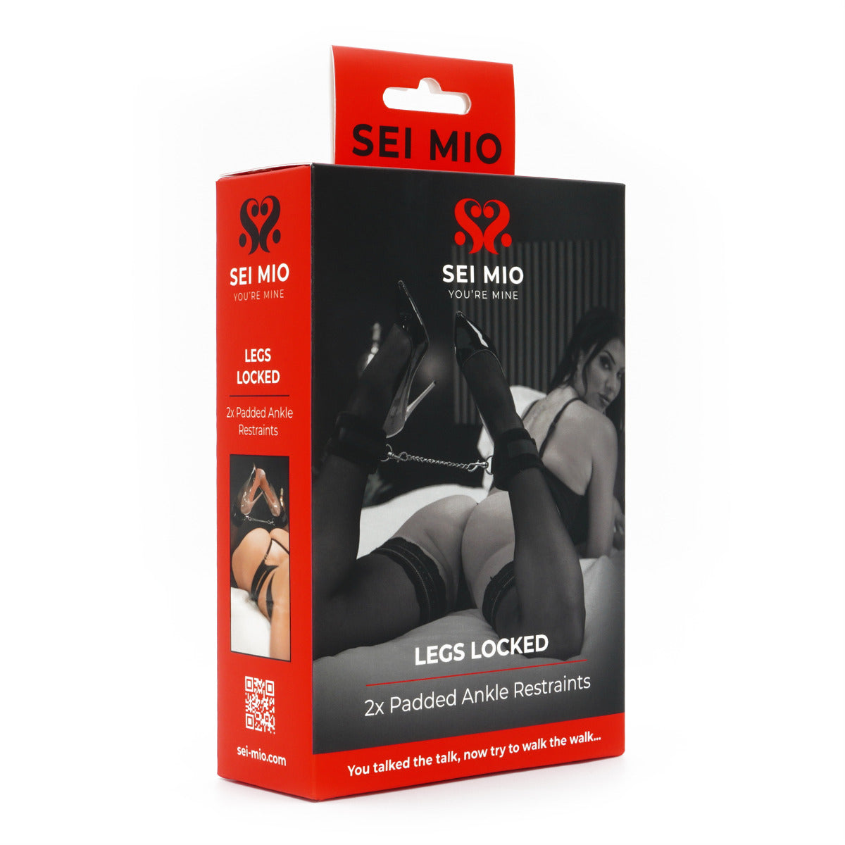 Sei Mio Legs Locked Padded Ankle Restraints – Plush Comfort Bondage Restraints > Bondage Gear > Restraints