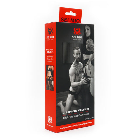Sei Mio Strappers Delight Adjustable Strap-On Harness – Adjustable Strap-On Harness > Dildos > Strap On Harnesses