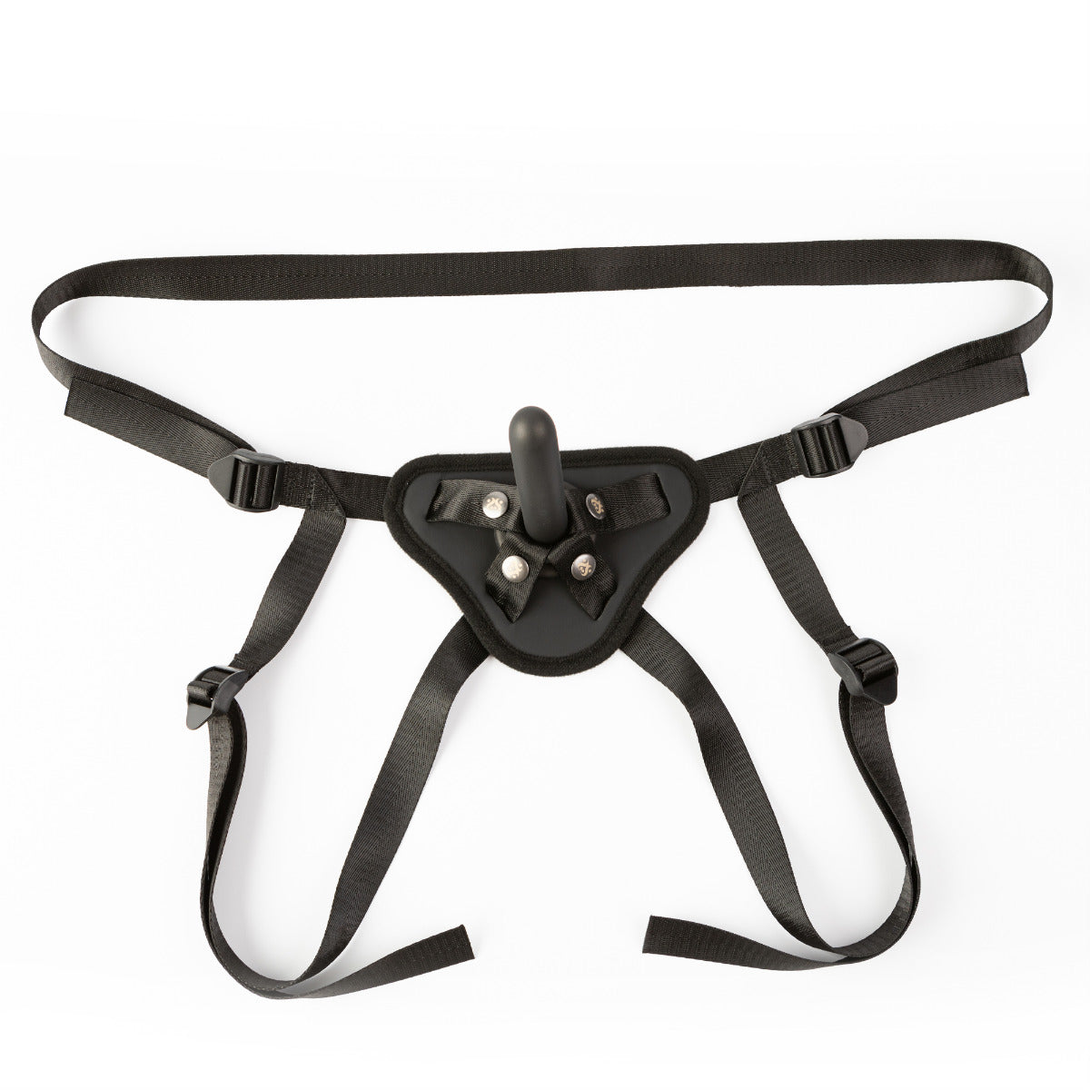SEI MIO Perfectly Pegged Adjustable Strap-On Harness with 5-Inch Silicone Dildo Set > Dildos > Strap On Harnesses