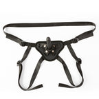 SEI MIO Perfectly Pegged Adjustable Strap-On Harness with 5-Inch Silicone Dildo Set > Dildos > Strap On Harnesses