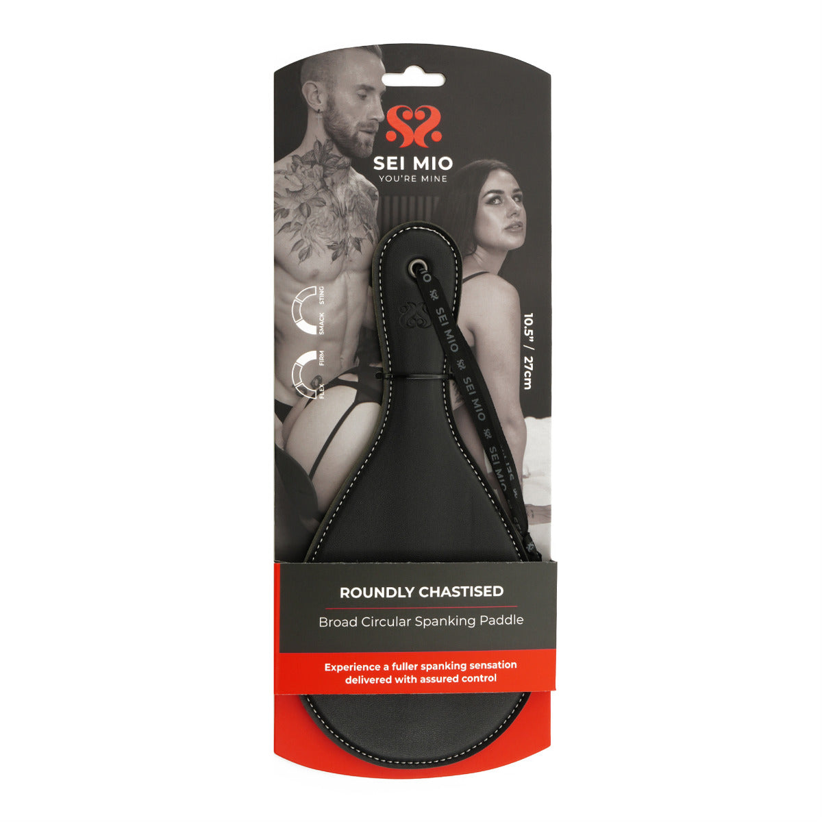 Sei Mio Roundly Chastised Broad Circular Spanking Paddle – Broad Surface Impact Paddle > Bondage Gear > Paddles