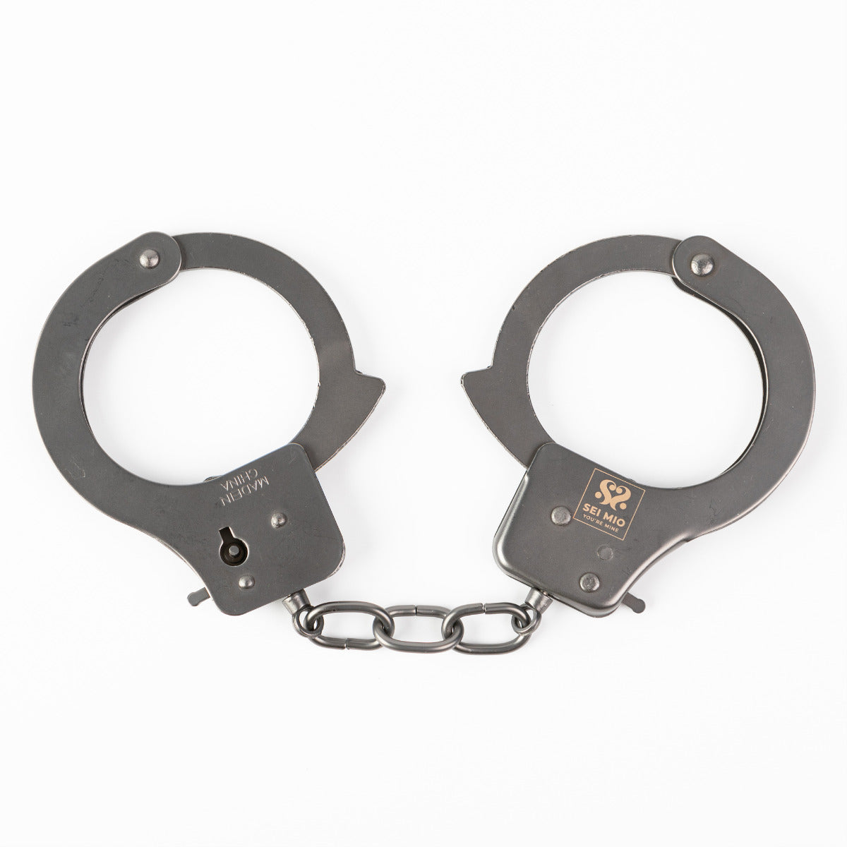 Sei Mio Secure and Begging for Amore – Nickel-Free Robust Metal Handcuffs Secondary image