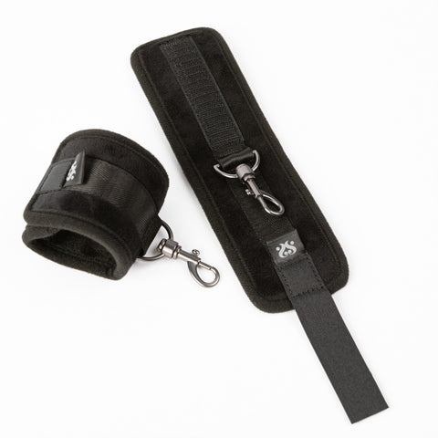 SEI MIO Sensually Secured Velvet Padded Wrist Restraints Handcuffs > Bondage Gear > Restraints