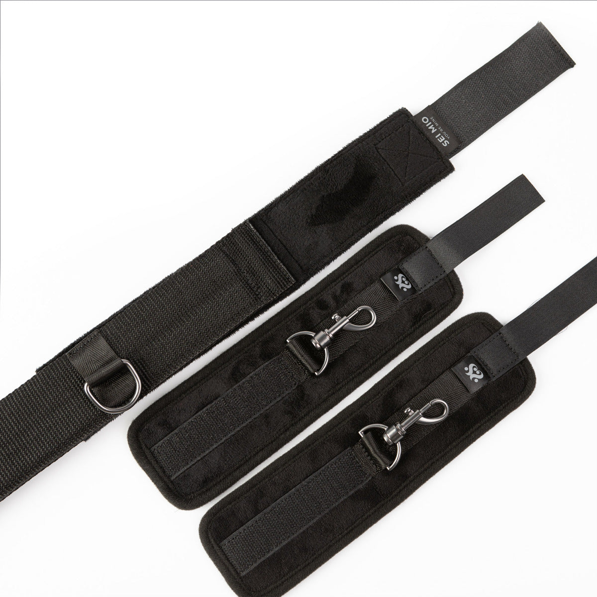 Sei Mio Spread the Love Ankle Spreader Bar with Wrist Cuffs – Restraint Bar Set > Bondage Gear > Restraints