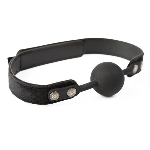 SEI MIO Strictly Come Quietly Soft Strap Silicone Ball Gag – Silicone Ball Gag > Bondage Gear > Gags and Bits