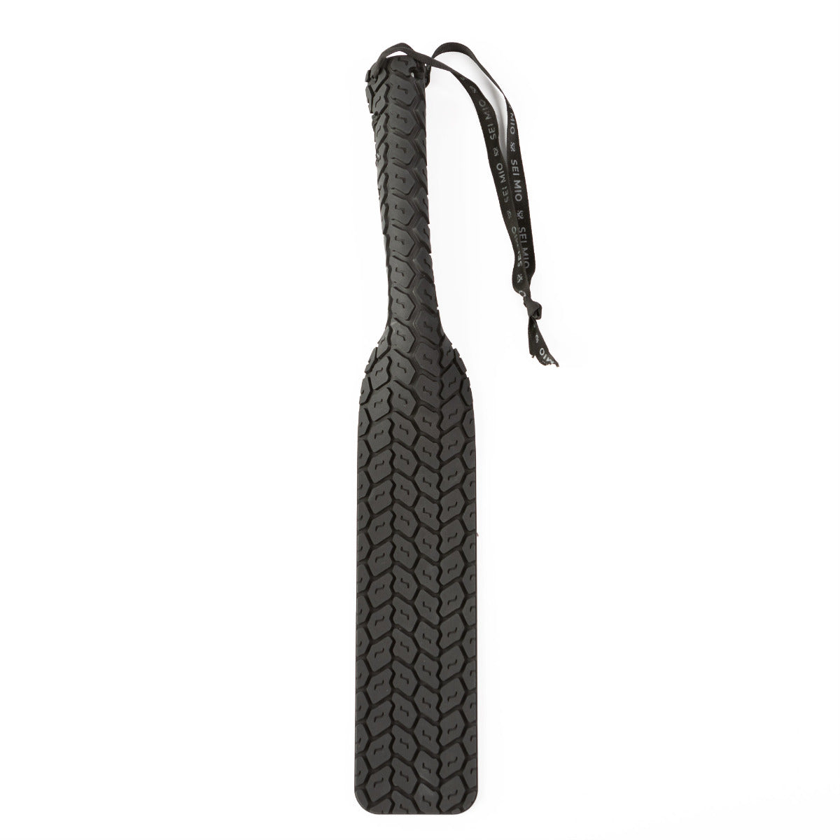 Sei Mio Vegan Leather Tyre Paddle – Tire-Tread Textured Spanking Paddle > Bondage Gear > Paddles