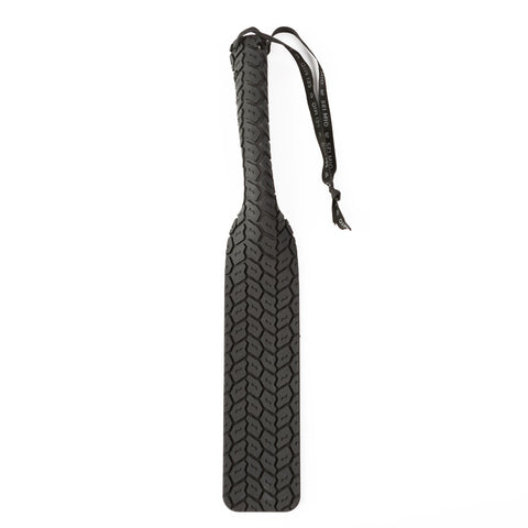 Sei Mio Vegan Leather Tyre Paddle – Tire-Tread Textured Spanking Paddle > Bondage Gear > Paddles