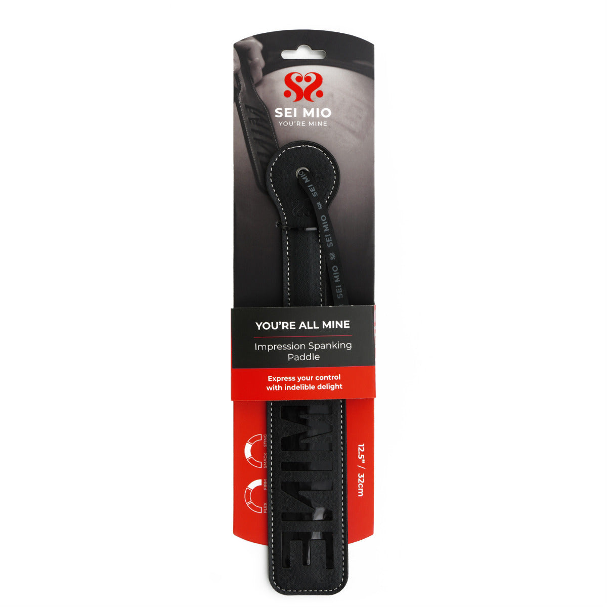 Sei Mio You're All Mine Impression Spanking Paddle – Durable Material Spanking Paddle > Bondage Gear > Paddles
