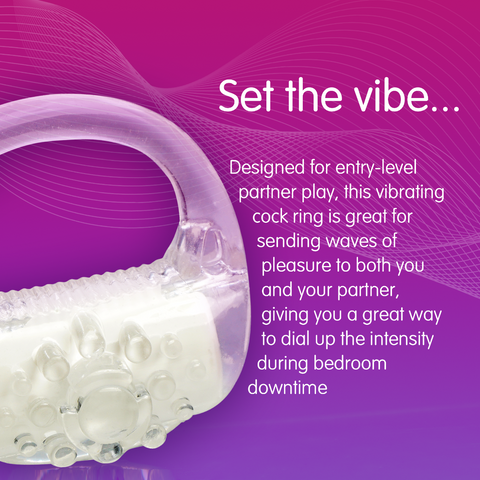Skins Vibrating Ring – Rechargeable Silicone Vibrating Cock Ring > Cock Ring > Vibrating