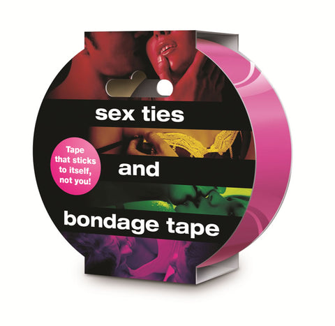Sex Ties Bondage Tape Self-Adhesive Restraint Tape for Wrists and Ankles Bondage Tape Pink > Bondage Gear > Tape
