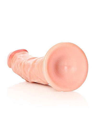 Real Rock Curved Realistic Dildo with Suction Cup 10 Inches – Firm Silicone Dildo > Dildos > Large Dildos