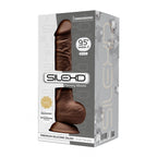 Silexd Model 1 Realistic Dual Density Silicone Dildo with Suction Cup (7 to 10 Inch) 9.5 Inch Brown > Dildos > Realistic Dildos