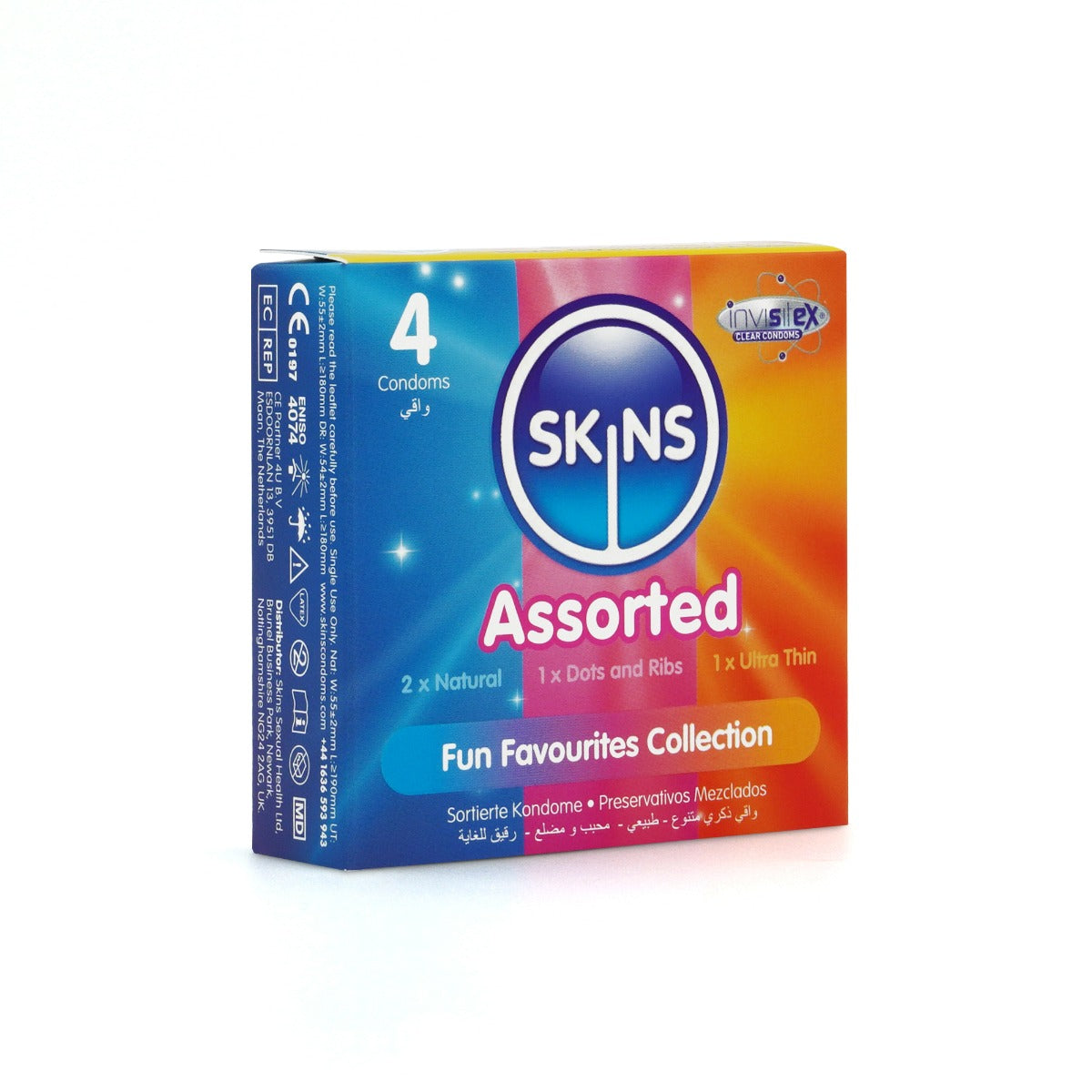 Skins Condoms Assorted Pack – Variety 190 mm Length Male Condoms Default Title > Essentials > Condoms