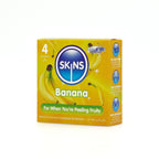Skins Banana Flavoured Condoms – 4 & 8 Pack > Essentials > Condoms
