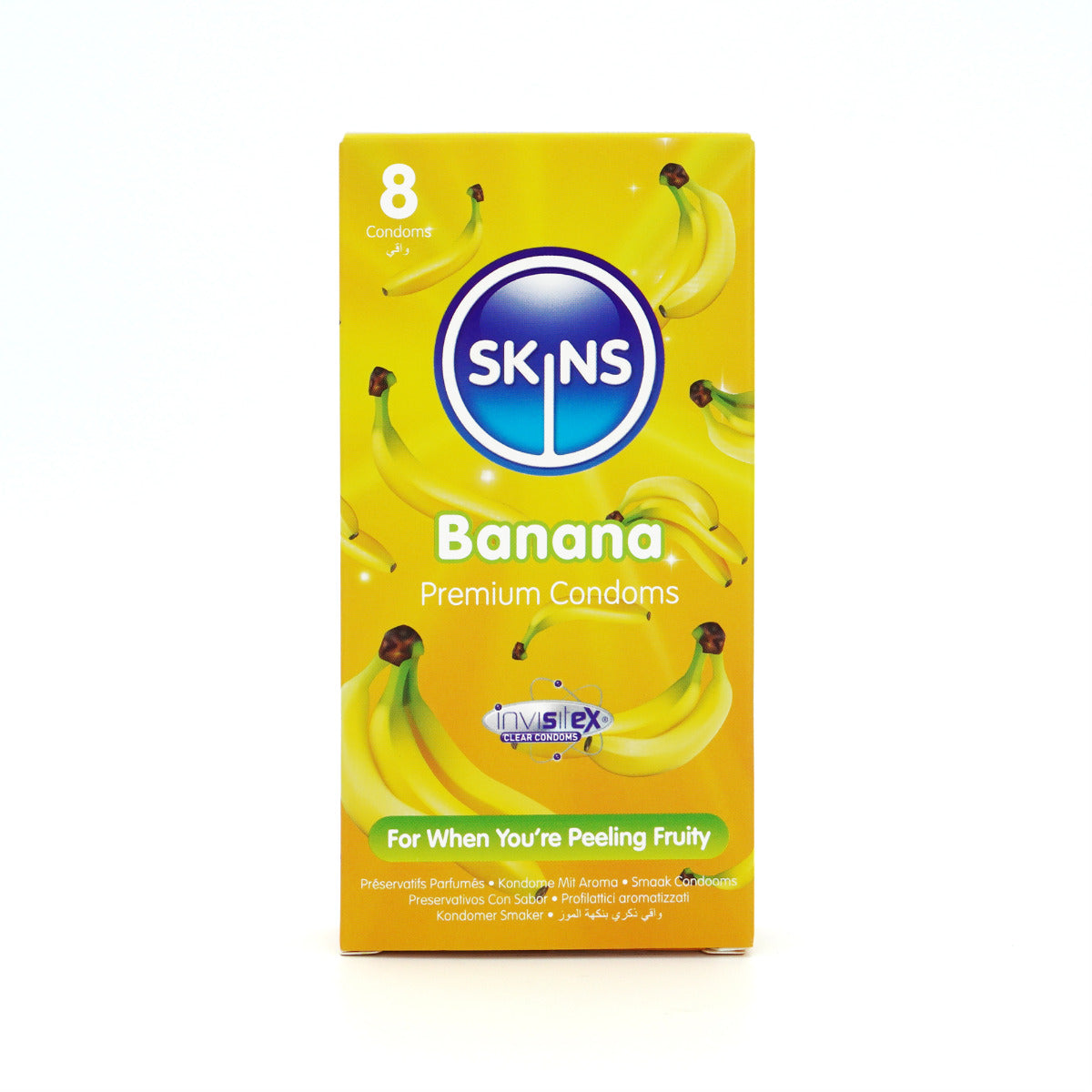 Skins Banana Flavored Condoms 8 Pack – Flavored Condoms > Essentials > Condoms