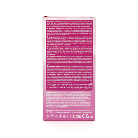 Skins Bubblegum Flavoured Condoms – 8 Pack Condom Pack > Essentials > Condoms