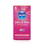 Skins Dots and Ribs Condoms 8 Pack – Textured Condom Pack > Essentials > Condoms