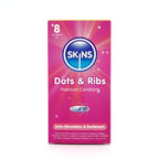 Skins Dots and Ribs Condoms 8 Pack