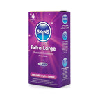 Skins Extra Large Condoms 16 Pack – User-Friendly Storage Box Condoms > Essentials > Condoms