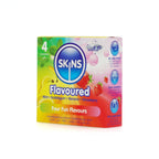 Skins Flavoured Condoms 4 Pack – Flavoured Condoms Pack