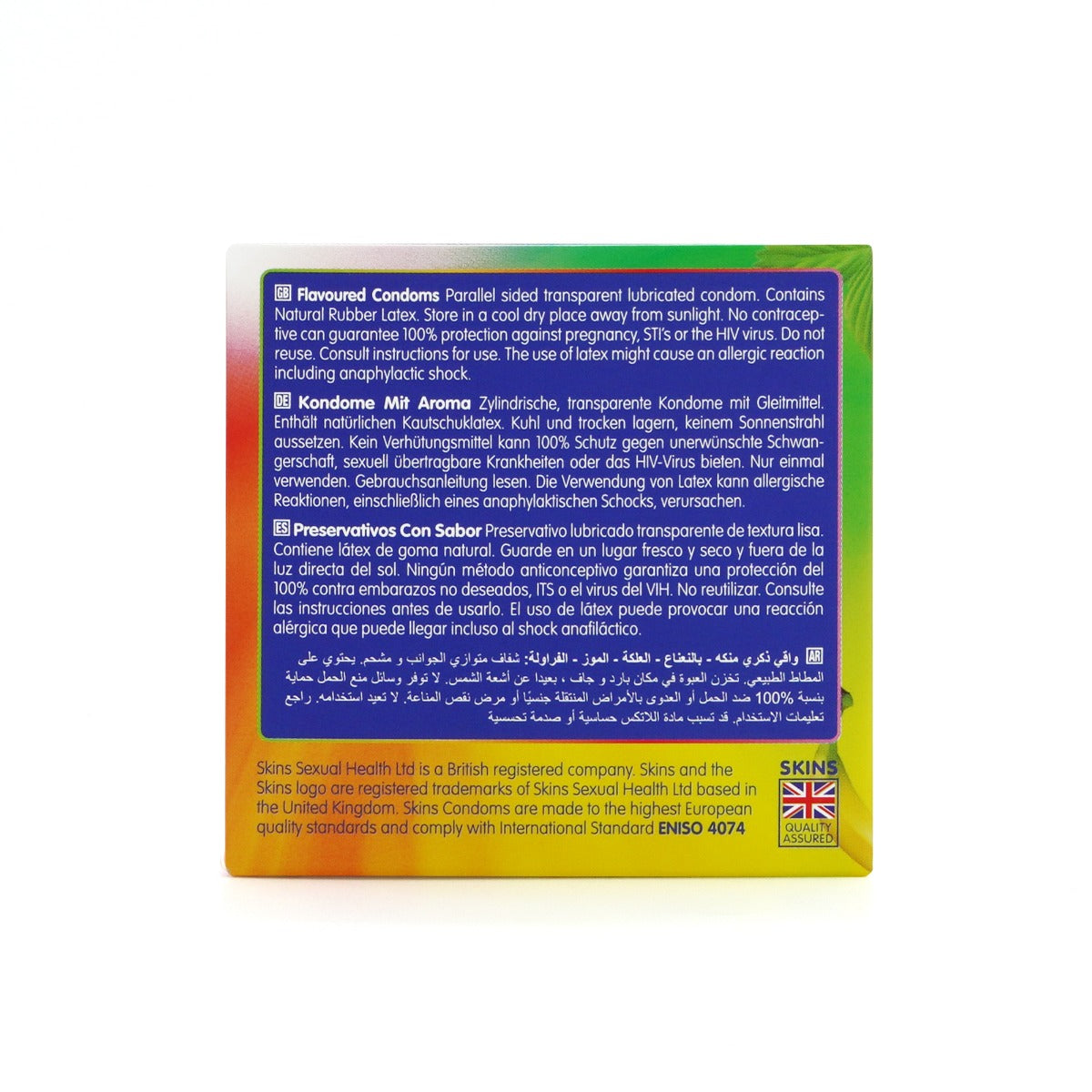 Skins Flavoured Condoms 4 Pack – Flavoured Condoms Pack
