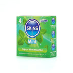 Skins Mint Condoms – Ultra-Clear Thin Natural Feel Extra Lubricated 4 Pack > Essentials > Condoms