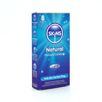 Skins Natural Condoms 8-Pack – Premium Quality Latex Condoms > Essentials > Condoms