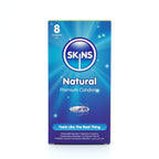 Skins Natural Condoms 8-Pack – Premium Quality Latex Condoms > Essentials > Condoms