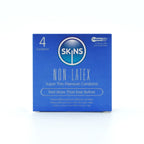 Skins Non-Latex Condoms Pack of 4 – Ultra-Thin Hypoallergenic Vegan-Friendly Condoms Default Title > Essentials > Condoms