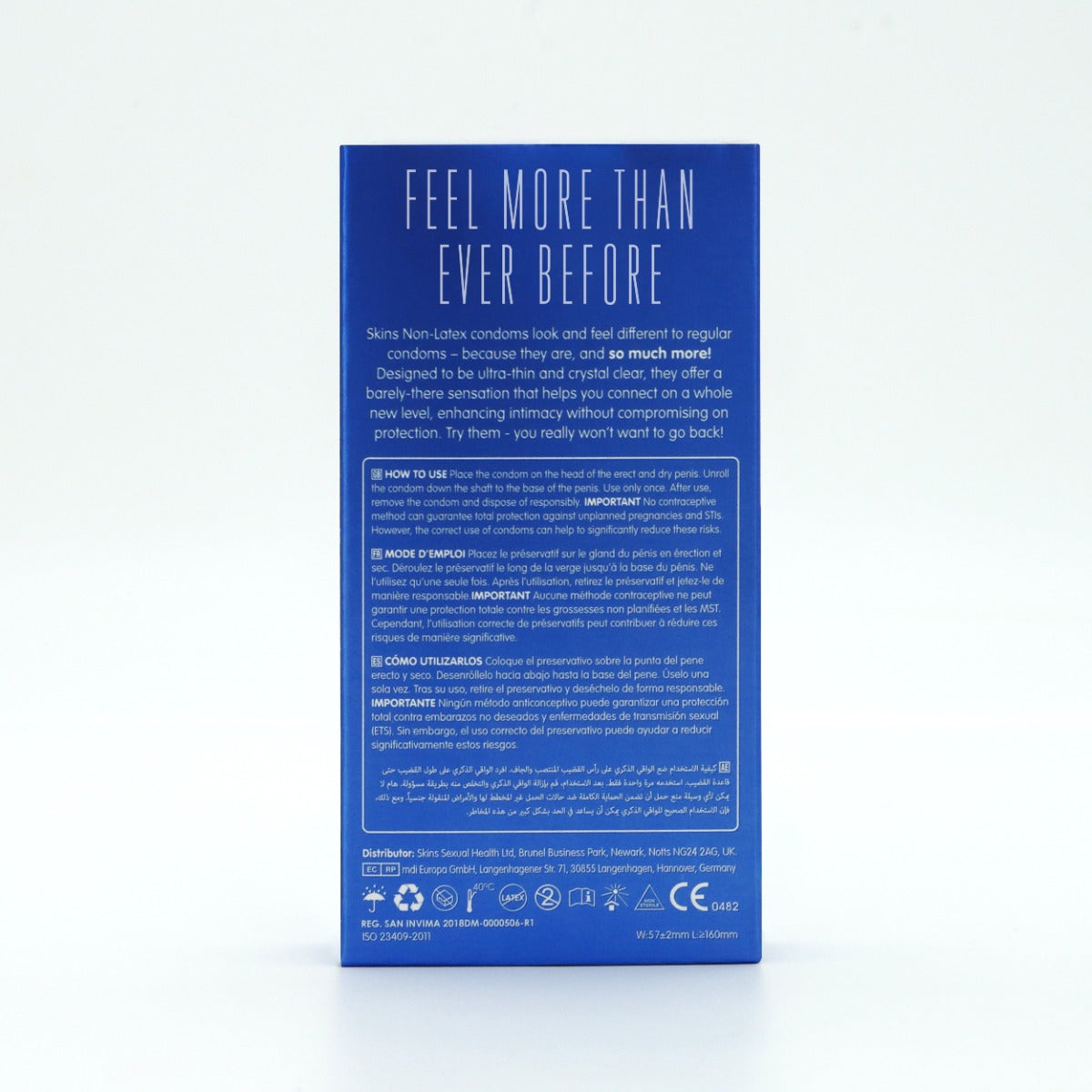 Skins Non-Latex Condoms – Ultra-Thin Hypoallergenic Vegan-Friendly 8 Pack > Essentials > Condoms > Non-Latex