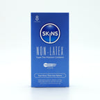 Skins Non-Latex Condoms – Ultra-Thin Hypoallergenic Vegan-Friendly 8 Pack > Essentials > Condoms