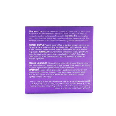 Skins Non-Latex XL Condoms Ultra-Thin 4 Pack – Larger Size Condoms > Essentials > Condoms