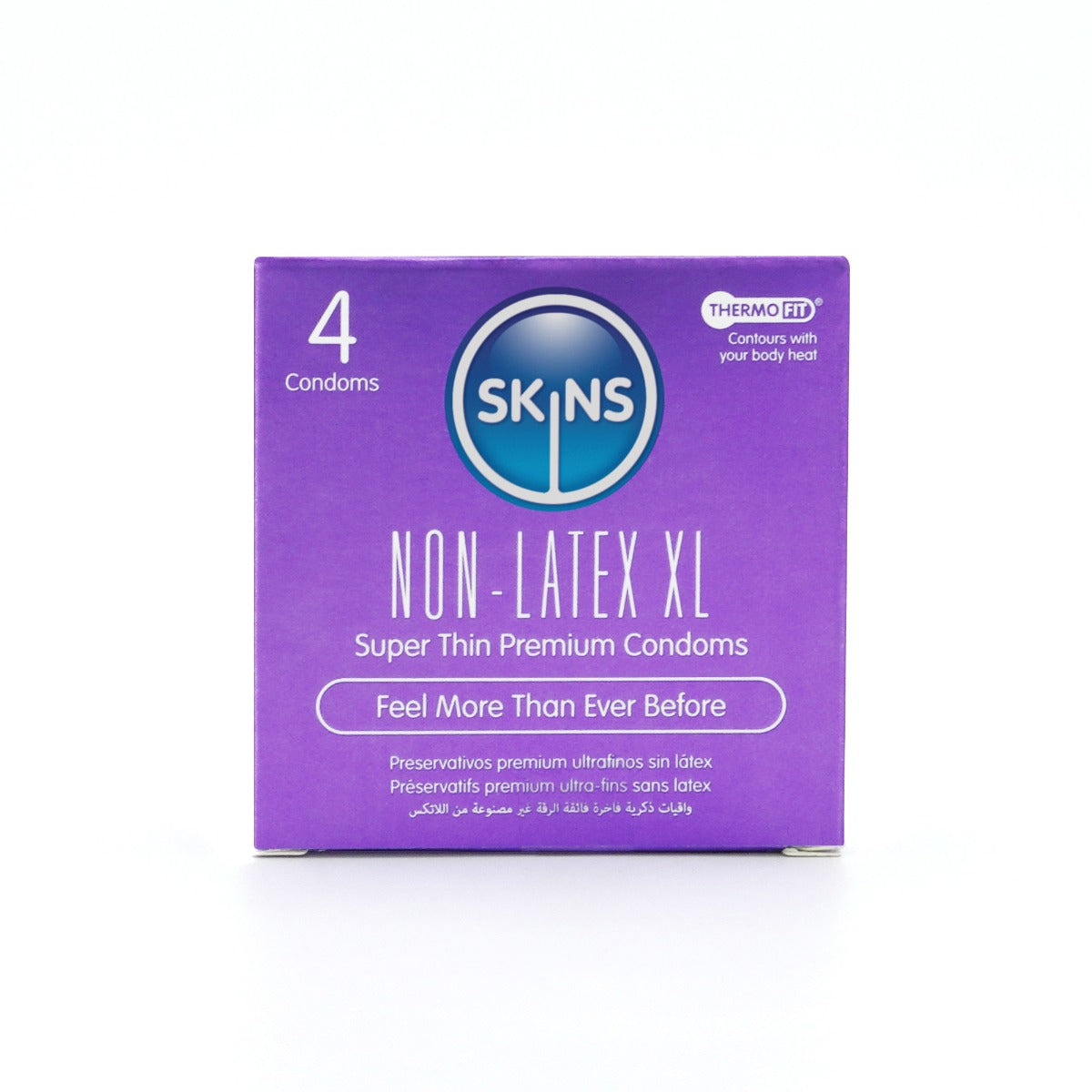 Skins Non-Latex XL Condoms Ultra-Thin 4 Pack – Larger Size Condoms Default Title > Essentials > Condoms > Non-Latex