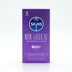 Skins Non-Latex XL Condoms Ultra-Thin Comfortable Fit 8 Pack Condom > Essentials > Condoms