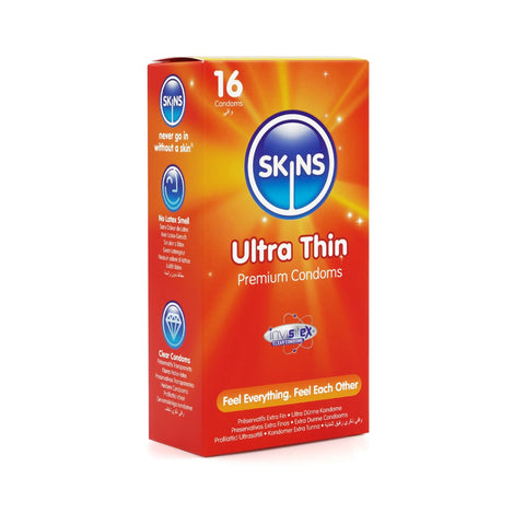 Skins Ultra Thin Condoms – Strong and Thin 16 Pack Condom Default Title > Essentials > Condoms