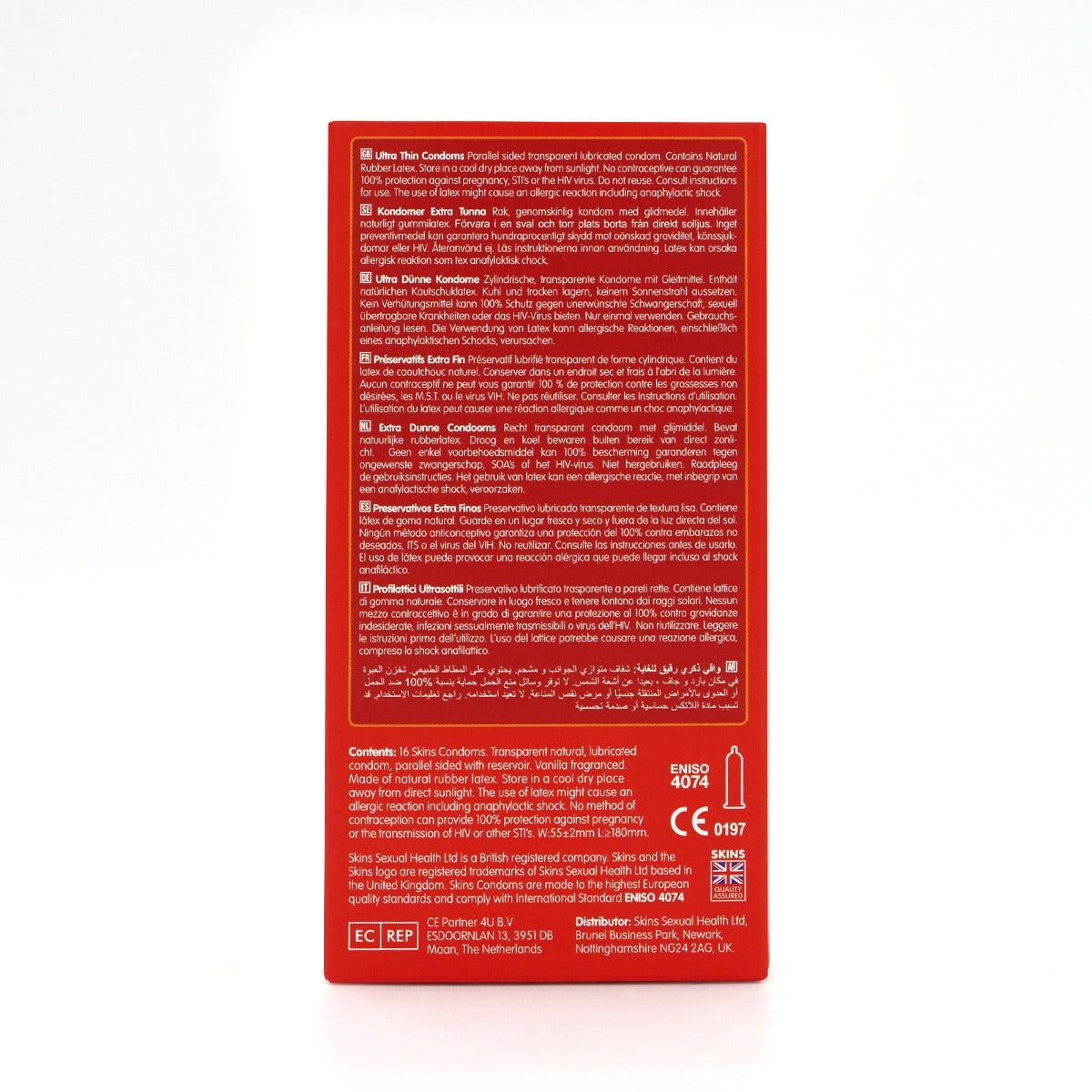 Skins Ultra Thin Condoms – Strong and Thin 16 Pack Condom > Essentials > Condoms